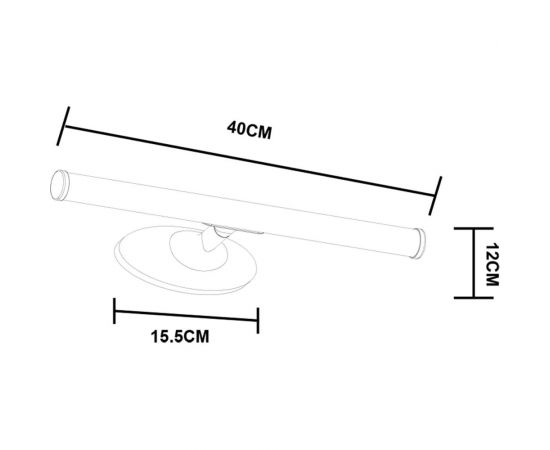 Настенный светильник Arte Lamp A2836AP-1CC – изображение 3
