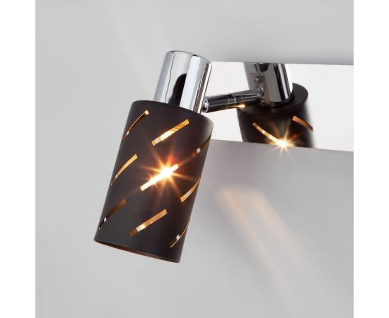 Настенный светильник Eurosvet 20090/3 черный/хром a050201 – изображение 3