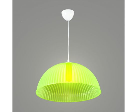Декоративный светильник Apeyron, подвесной, Оулу, пластик, 1хЕ27 15Вт, 220В, салатовый, шнур белый / 16-25 – изображение 3