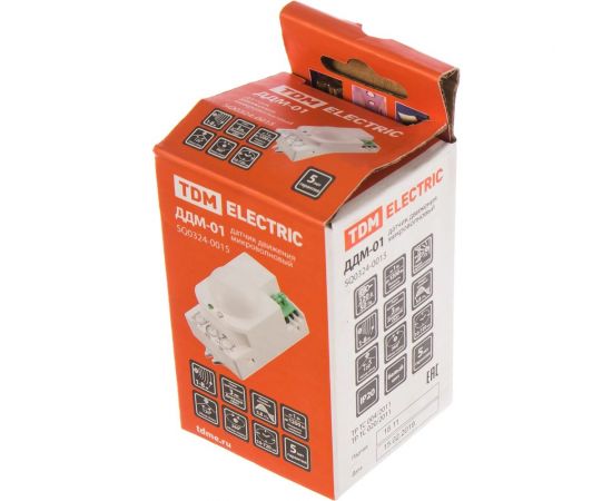 Микроволновый датчик движения TDM ДДМ-01 SQ0324-0015 – изображение 3