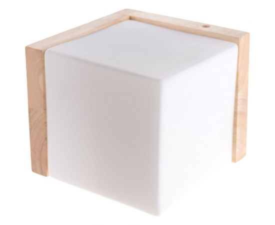 Декоративный настенный светильник APEYRON деревянная подставка, куб 16-01 – изображение 3