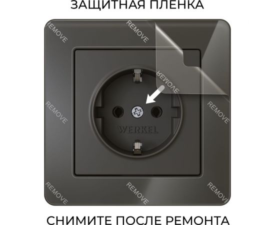Рамка на 1 пост WERKEL W0012708 Acrylic черный a059316 – изображение 4