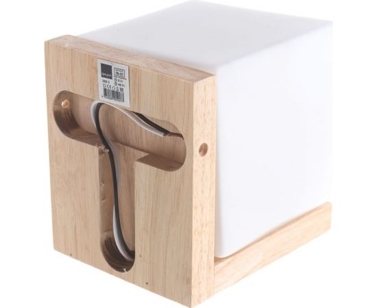 Декоративный настенный светильник APEYRON деревянная подставка, куб 16-01 – изображение 4