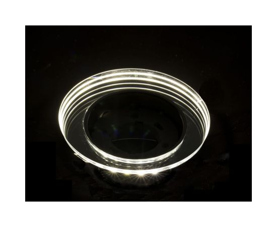 Светильник Ecola GX53 H4 LD5310 Glass стекло, круг, подсветка хром - хром зеркальный 38x126 SM53RNECH – изображение 4