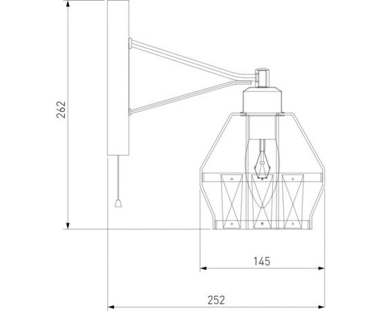 Настенный светильник Eurosvet 70075 1 черный 00000083336 – изображение 4