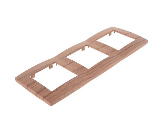 Рамка ЭРА 12500309 на 3 поста, дуб Б0014769 – изображение 4