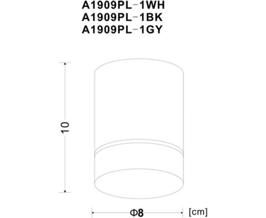 Потолочные светильники Arte Lamp A1909PL-1GY – изображение 4