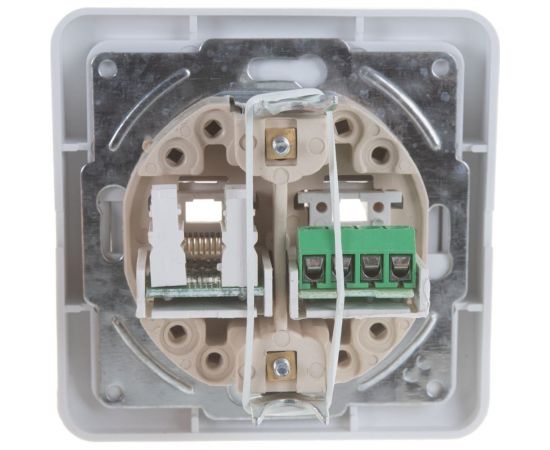 Комбинированная розетка UNIVersal Валери компьютерная+TF белая В0135 – изображение 4