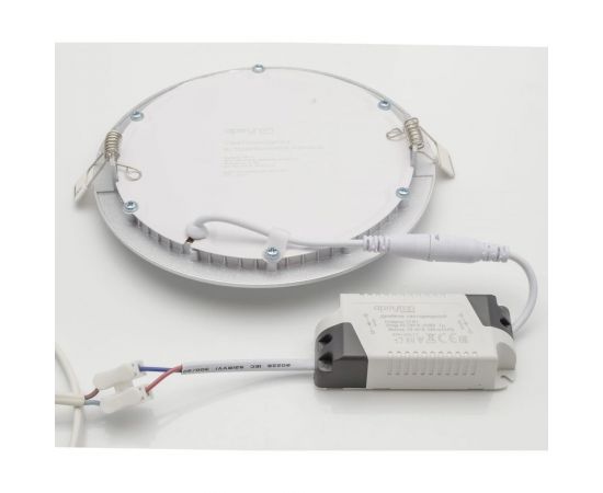 Светодиодная панель Apeyron встраиваемая круглая, 220В, 12Вт, алюминиевый корпус 06-14 – изображение 4