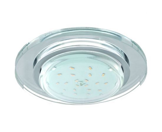 Светильник Ecola GX53 H4 LD5310 Glass стекло, круг, подсветка хром - хром зеркальный 38x126 SM53RNECH – изображение 5