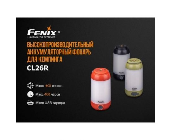Фонарь Fenix CL26R зеленый 3543 – изображение 5