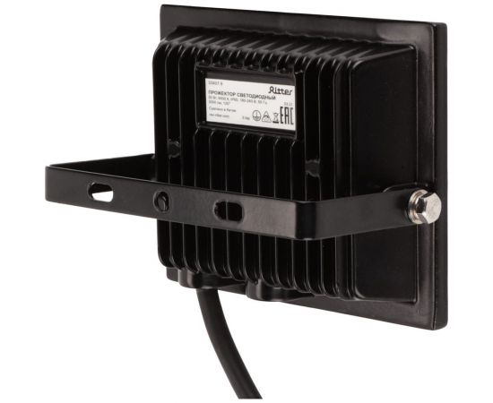 Светодиодный прожектор RITTER серия PROFI 230В 30 Вт 6500К 3000Лм IP65 черный 53407 9 – изображение 7