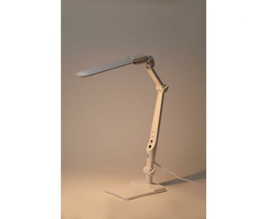 Настольный светодиодный светильник ЭРА NLED-497-12W-W на струбцине и с основанием, белый Б0052770 – изображение 8