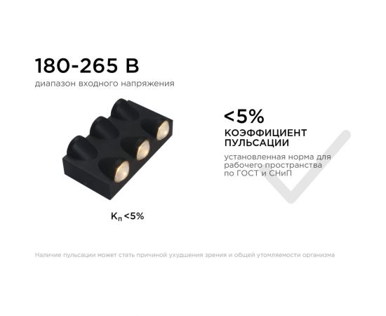 Садово-парковый светильник Apeyron светодиодный, декоративный, настенный, 6Вт, 480Лм, 3000К, IP54, черный 31-03 – изображение 9
