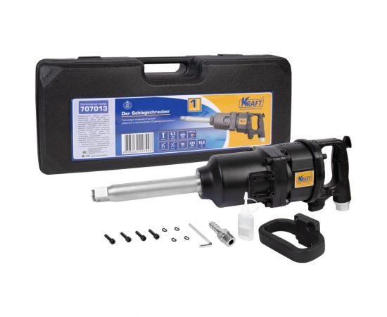 Пневматический грузовой гайковерт KRAFT 1"", 4200 н.м KT 707013 