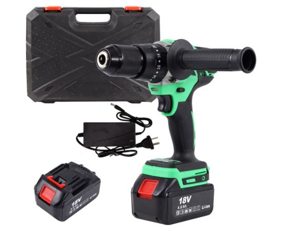 Аккумуляторная ударная дрель-шуруповерт Zitrek Green Impact 18V 063-4045 