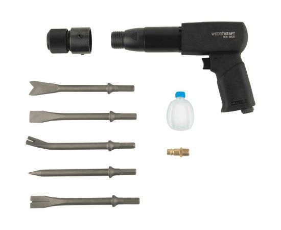 Пневматический молоток WIEDERKRAFT 2500 уд/мин, HEX 175 мм WDK-24120 