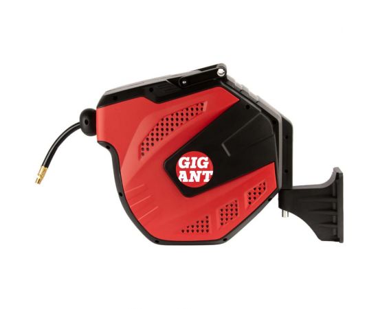 Шланг на автоматической катушке пневматический 15 м, 10х16 мм, ПВХ Gigant Professional G-PG85250 