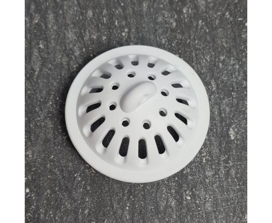 Ситечко-пробка для ванн, раковин Профитт диаметром 40 мм, белый 1649137 