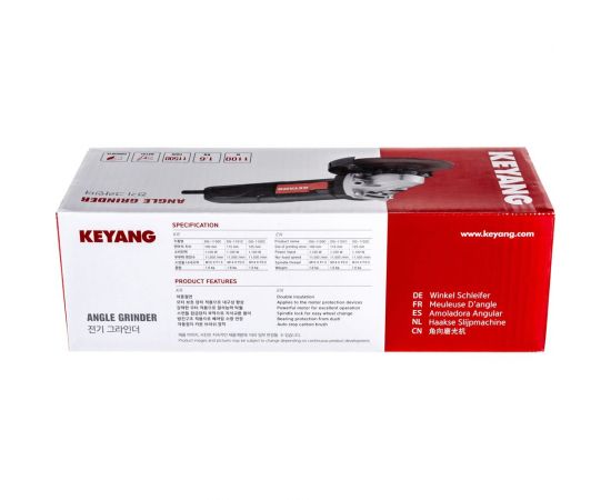 Угловая шлифмашина KEYANG DG-1102C – изображение 15