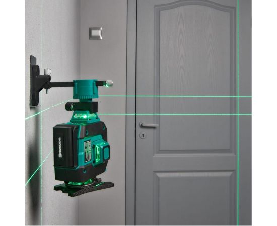 Лазерный уровень Rokodil Ray Max 4D, лазерный нивелир, 360 градусов, 16 линий, зеленый луч 1047199 – изображение 14