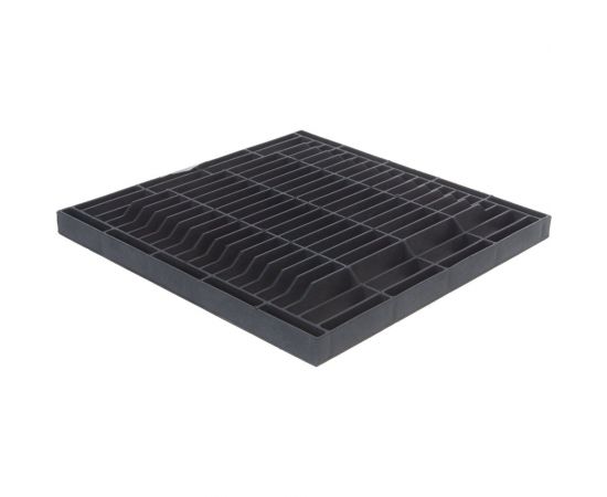 Водоприемная решетка для дождеприемника Gidrolica 285х285х21 мм - пластиковая, кл. А15 208 – изображение 4