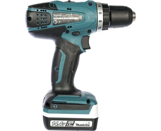 Аккумуляторная дрель-шуруповерт Makita DF347DWEX8 – изображение 2