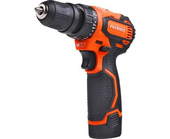 Аккумуляторная дрель-шуруповерт Patriot BR 369Li, две АКБ Li-Ion, 12В, 2,0 Ач, 35Нм, 180201369 – изображение 2