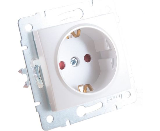Розетка LEZARD KARINA с защитой от детей керамика жемчужно-белый перламутр 707-3088-124 – изображение 2