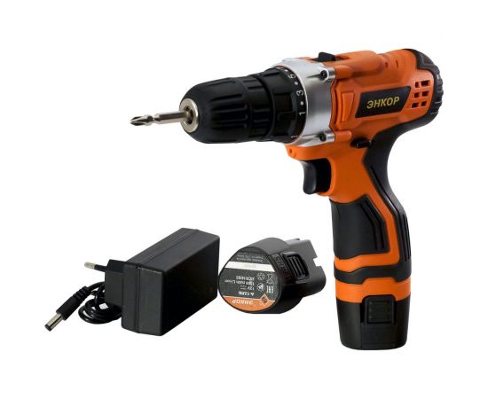 Аккумуляторная дрель-шуруповерт Энкор ДША-12ЛБ 50032 – изображение 2