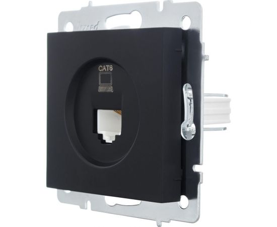 Компьютерная розетка Lezard VESNA чёрный бархат 140 742-4288-140 – изображение 2