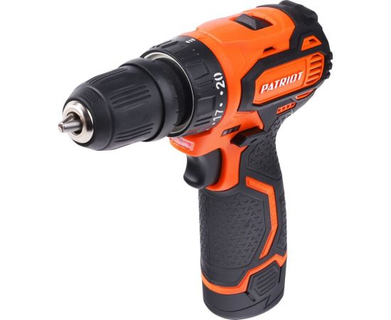 Аккумуляторная дрель-шуруповерт Patriot BR 369Li, две АКБ Li-Ion, 12В, 2,0 Ач, 35Нм, 180201369 – изображение 3