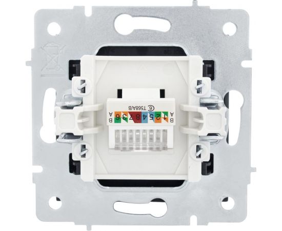 Компьютерная розетка Lezard VESNA чёрный бархат 140 742-4288-140 – изображение 3