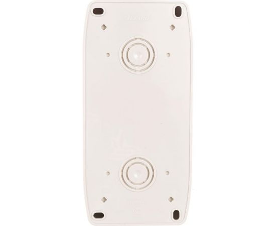 Вертикальный 2-х клавишный выключатель и розетка с крышкой Lezard NATA с заземлением, крем 710-0300-173 – изображение 3