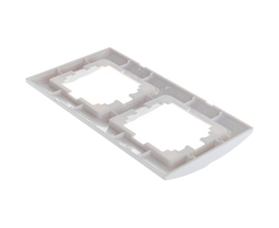 Рамка Lezard DERIY х2 гориз. белый 702-0200-147 – изображение 4