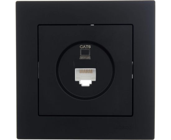 Компьютерная розетка Lezard VESNA чёрный бархат 140 742-4288-140 – изображение 4