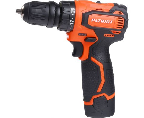 Аккумуляторная дрель-шуруповерт Patriot BR 369Li, две АКБ Li-Ion, 12В, 2,0 Ач, 35Нм, 180201369 – изображение 5