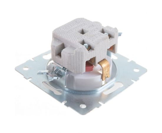 Розетка LEZARD KARINA с защитой от детей керамика жемчужно-белый перламутр 707-3088-124 – изображение 5