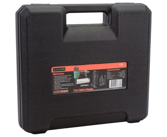 Пневматический степлер для скоб и гвоздей Zitrek ZKPSN01 018-1132 – изображение 2