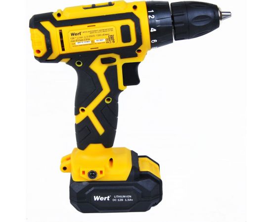 Аккумуляторная дрель WERT CD 12-2TLi W2201.017.01 199184 – изображение 5
