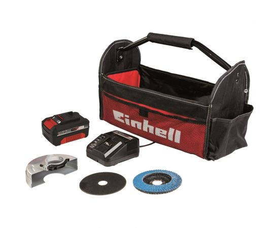 Угловая аккумуляторная шлифмашина Einhell PXC TE-AG 18/115 li 1x4.0ah 4431134 – изображение 6