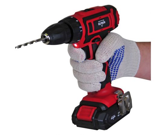 Аккумуляторная дрель Elitech Домашний Мастер ДА 162сл 202414 – изображение 7