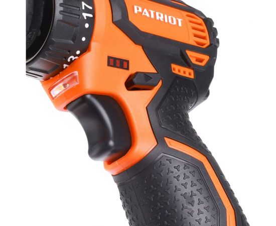 Аккумуляторная дрель-шуруповерт Patriot BR 369Li, две АКБ Li-Ion, 12В, 2,0 Ач, 35Нм, 180201369 – изображение 8