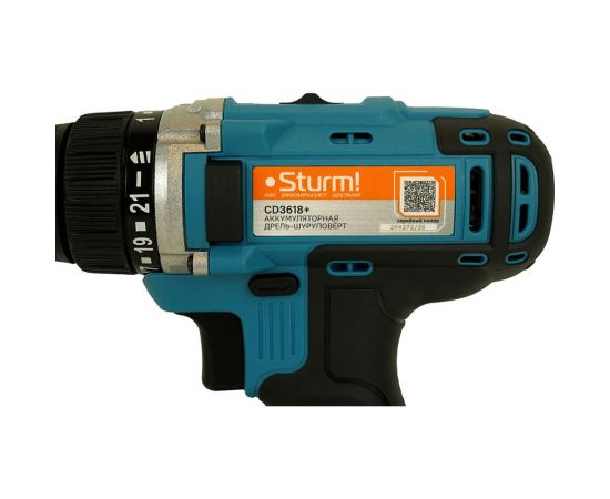 Аккумуляторная дрель-шуруповерт Sturm CD3618+ – изображение 9