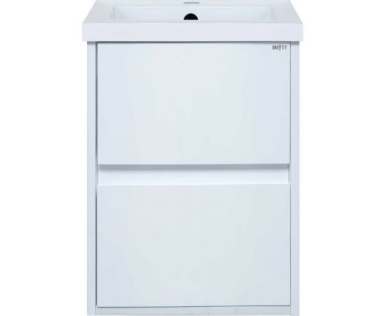 Подвесная тумба Misty Алиса - 40 2 ящика, белая эмаль Э-Али01040-011П2Я 