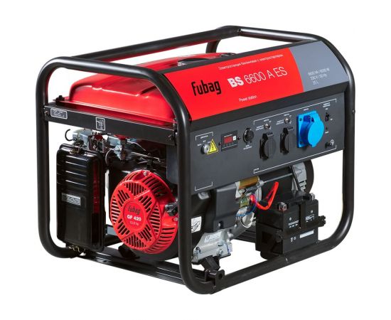 Бензиновая электростанция с электростартером и коннектором автоматики FUBAG BS 6600 A ES 641692 