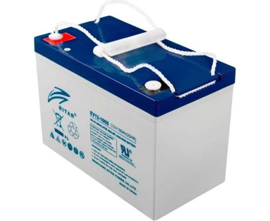 Батарея аккумуляторная 12 V 100Ah/20HR Ritar EV12-100S 