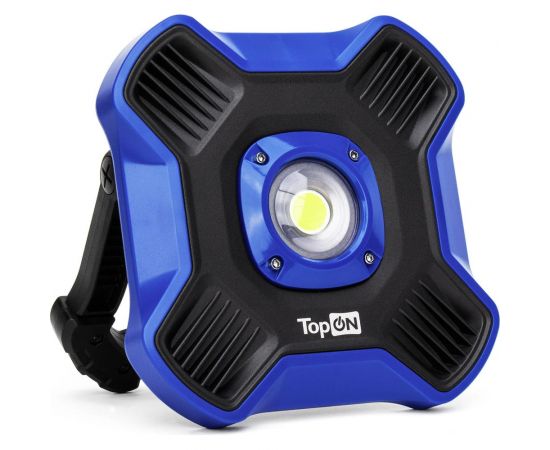 Аккумуляторный фонарь TopOn LED 10 Вт 1100 лм 3.7 В 6.6 Ач 24.4 Втч Синий TOP-MX1B 