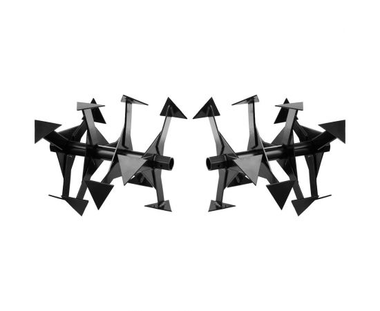 Фрезы гусиные лапки ЗУБР Ф-2 HEX 23, 2 шт для мотоблоков 707108-2 