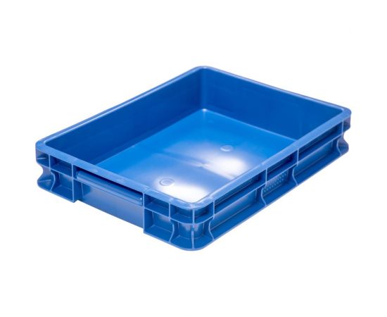 Ящик Тара.ру п/э, 400x300x75 мм, цв. синий 27634 